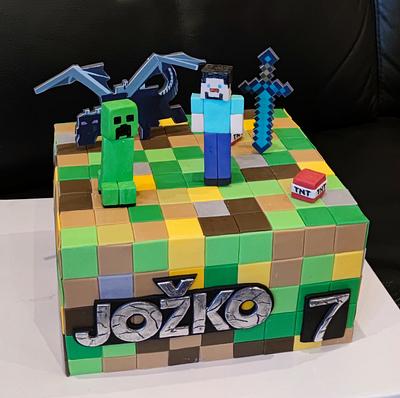 Minecraft - Cake by OSLAVKA