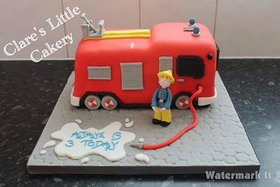 Fireman Sam Cake - Cake by Clareslittlecakery