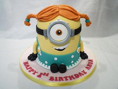 GIRL MINION - Cake by Grace's Party Cakes