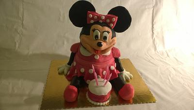 Minnie mouse - Cake by Lucias023