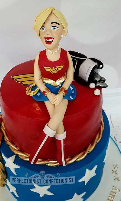 Wonder Nanny - Wonder Woman 70th Birthday Cake - Cake by Niamh Geraghty, Perfectionist Confectionist
