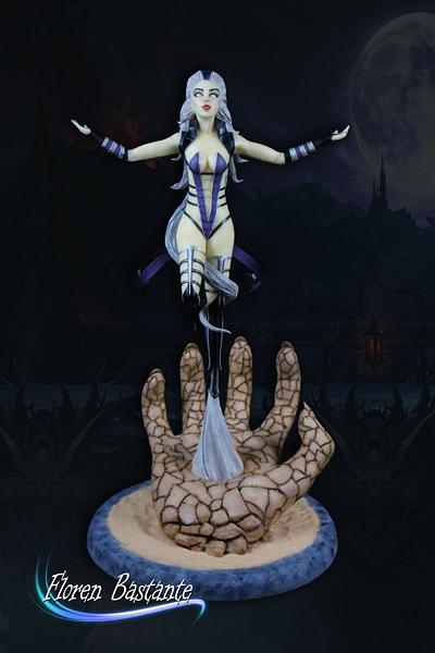 Queen Sindel Mortal Kombat 3 - Cake Con International - Cake by Floren Bastante / Dulces el inflón 