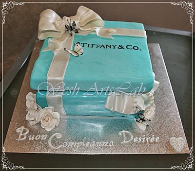 tiffany cake box  - Cake by Wesh ArtsLab