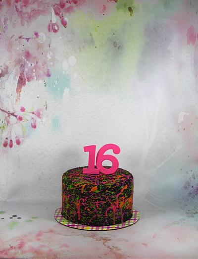 splatter cake - Cake by soods