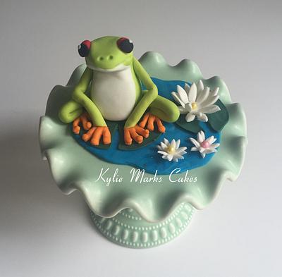 F is for.....Frog - Cake by Kylie Marks