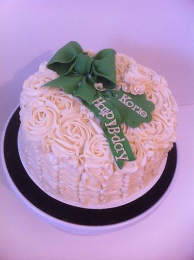 Ruffle Rose Cake - Cake by BAKED
