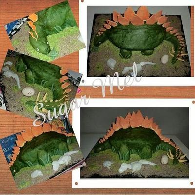 Stegosaurs birthday cake - Cake by Melanie
