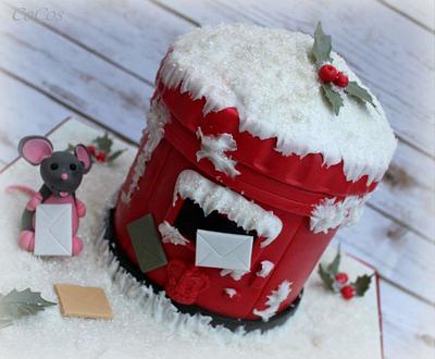 Christmas pillar box cake  - Cake by Lynette Brandl