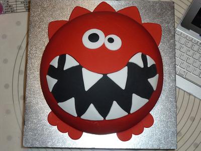 Comic Relief Red Nose Day cake. - Cake by Fondant Fantasies of Malvern