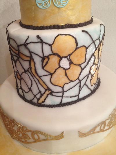 The little gold cake - Cake by Wally Sugar Art