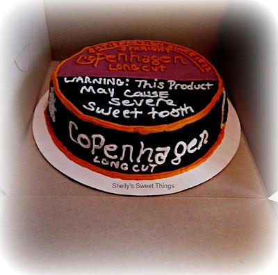 Copenhagan dip can - Cake by Shelly's Sweet Things