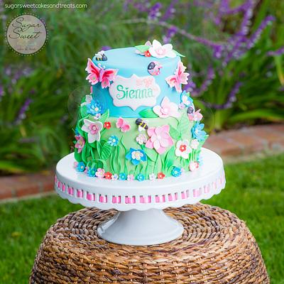 Spring Garden Cake - Cake by Angela, SugarSweetCakes&Treats