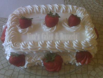 The beginnings of Whipped cream cakes - Cake by Annette Colon