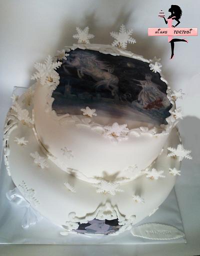 Snow queen from Georgia :) - Cake by Nino from Georgia :)