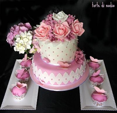 rose cake - Cake by tortedinadia