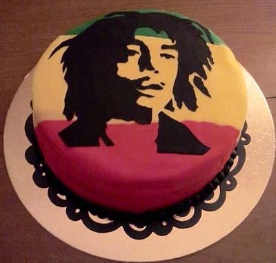 Bob Marley Birthday Cake - Cake by Debi Fitzgerald