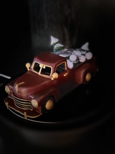 Chocolate  machine "Holiday mood" vintage style.  - Cake by Viktory