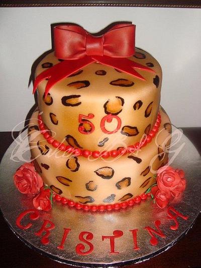 Leopard Print Cake - Cake by Laura Barajas 