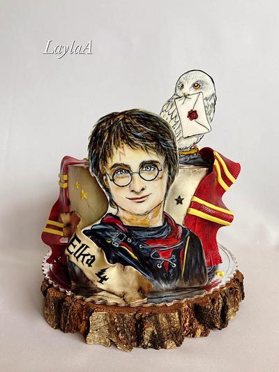 Harry Potter and owl - Cake by Layla A