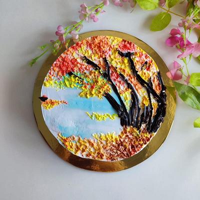 Fall colours - Cake by Ruchi Narang