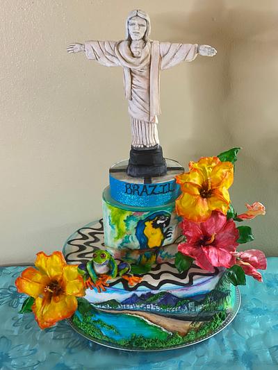 Brazil a date with nature collaboration - Cake by Bethann Dubey