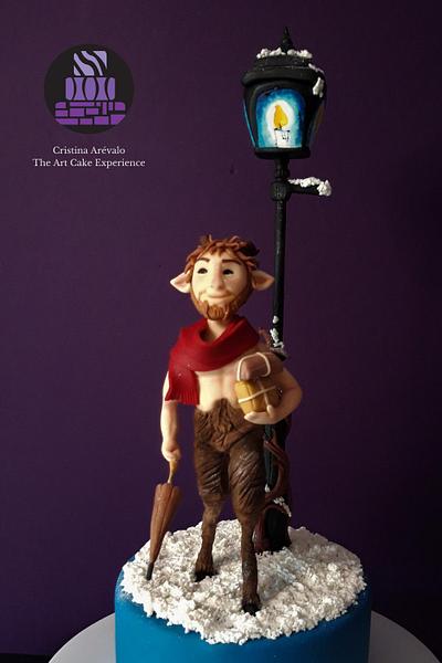 Mr Tumnus - British Fantasy Collaboration - Cake by Cristina Arévalo- The Art Cake Experience