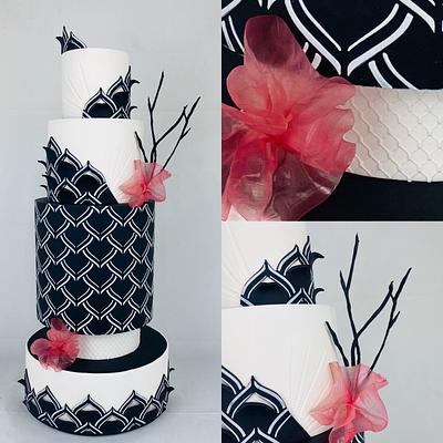 Wedding cake avant-gardiste  - Cake by Cindy Sauvage 