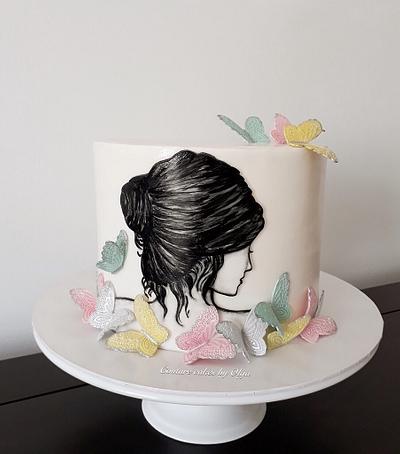 Butterflies - Cake by Couture cakes by Olga