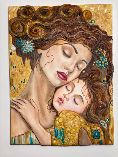 mother and daughter  by Cakeroo  - Cake by Denise Camarlinghi