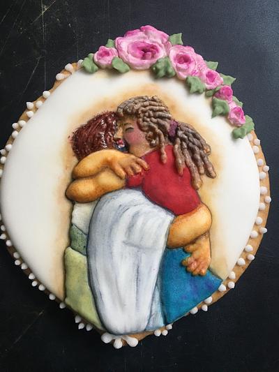 Abrazo de reencuentro  - Cake by Yolanda