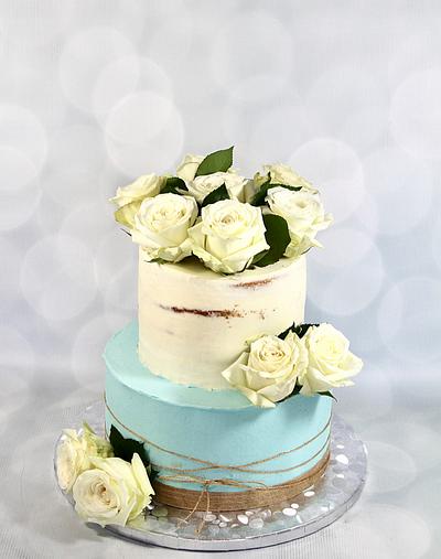 Baby shower naked cake - Cake by soods