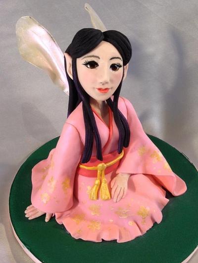  Japanese Cherry Blossom Fairy  - Cake by Ritzy