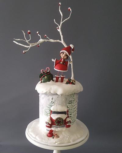 Christmas cake - Cake by Nathalieconceptdesign