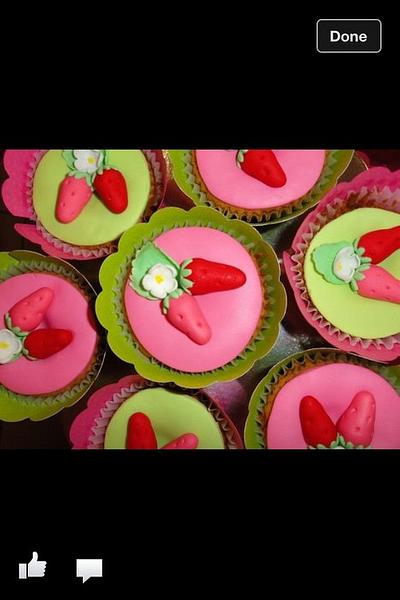 Strawberry shortcake 1st Birthday Cake - Cake by Blanka