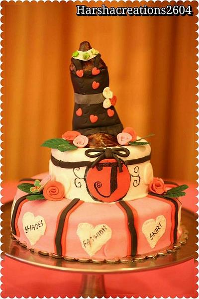 CAKE FOR FASHIONISTA - Cake by harshacreations2604