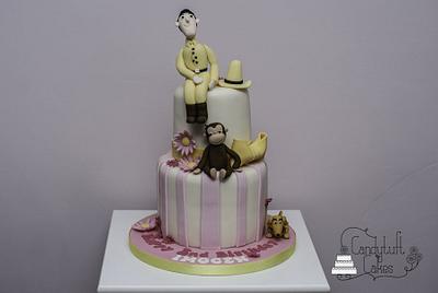Curious George & friends - Cake by Kathryn