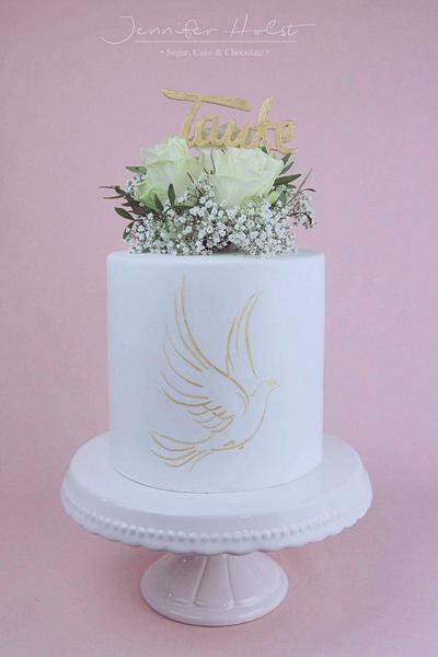Baptism Cake - Cake by Jennifer Holst • Sugar, Cake & Chocolate •
