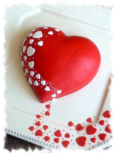 Valentine cake - Cake by Au pays de Candice
