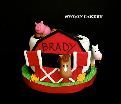 Barnyard Smash Cake - Cake by SwoonCakery