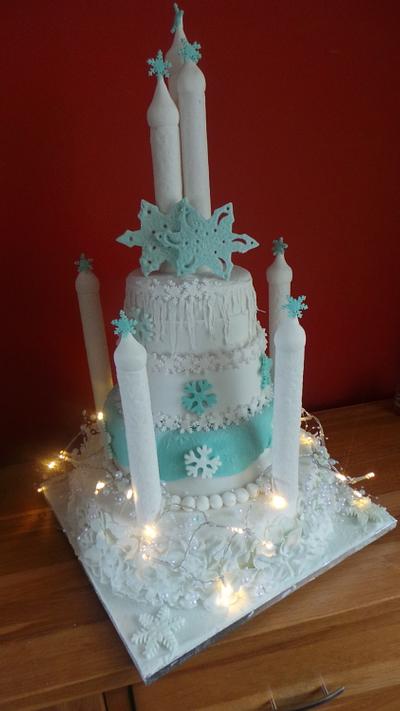Frozen - Cake by Jacqui's Cupcakes & Cakes