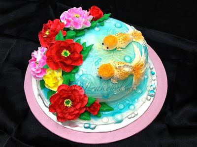Blooming  - Cake by Louis Ng