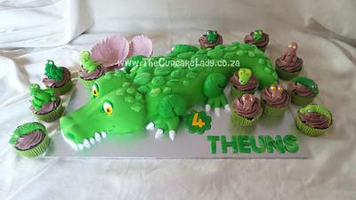 A Smile On A Crocodile! - Cake by Angel, The Cupcake Lady
