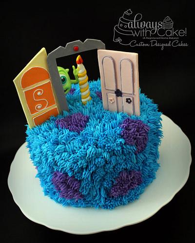 Monster's Inc - Cake by AlwaysWithCake