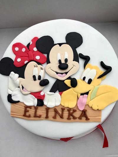 Minnie, Mickey & Pluto - Cake by Dasa