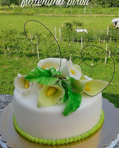 Flowercake and comunion - Cake by Florentina Pirvu