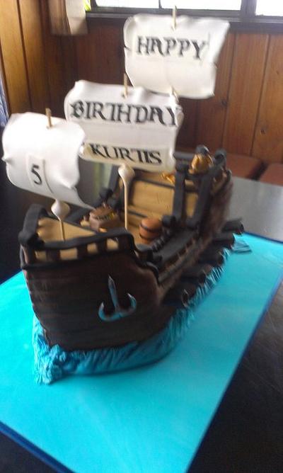 Pirate Ship  - Cake by Take The Cake