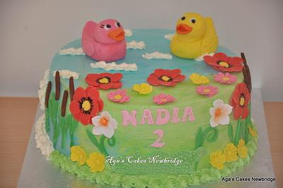 2 little ducks  - Cake by Agnieszka