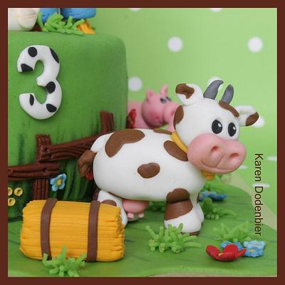 On the farm! - Cake by Karen Dodenbier