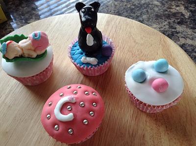 Grandaughters cupcakes - Cake by Sweet Lakes Cakes