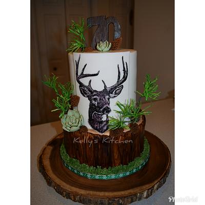 70th Birthday Cake - Cake by Kelly Stevens